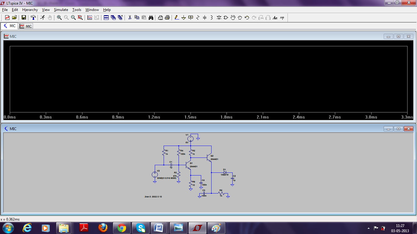 How To Do Transient Analysis using LTspice?